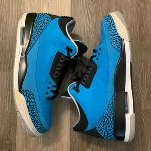 Retro Jordan 3s Powder Blue